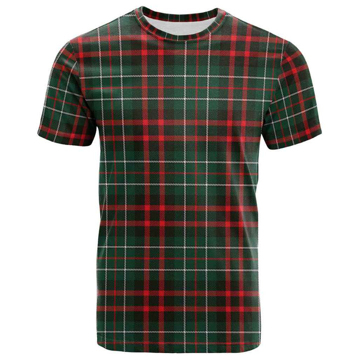 Scottish MacDiarmid Modern Clan Tartan T-Shirt Front Side Tartan Plaid