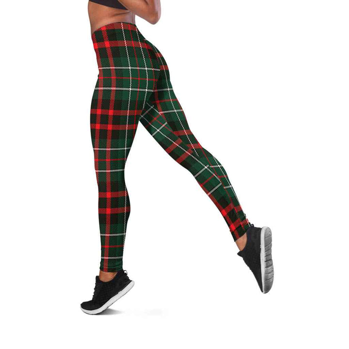 Scottish MacDiarmid Modern Clan Tartan Women Leggings Tartan Plaid 2
