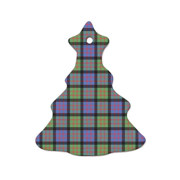 Scottish MacDonald Ancient Clan Tartan Ceramic Ornament  Tree Shape Tartan Plaid