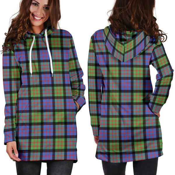 Scottish MacDonald Ancient Clan Tartan Hoodie Dress