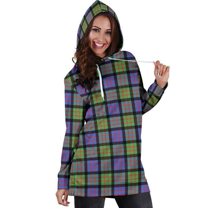 Scottish MacDonald Ancient Clan Tartan Hoodie Dress