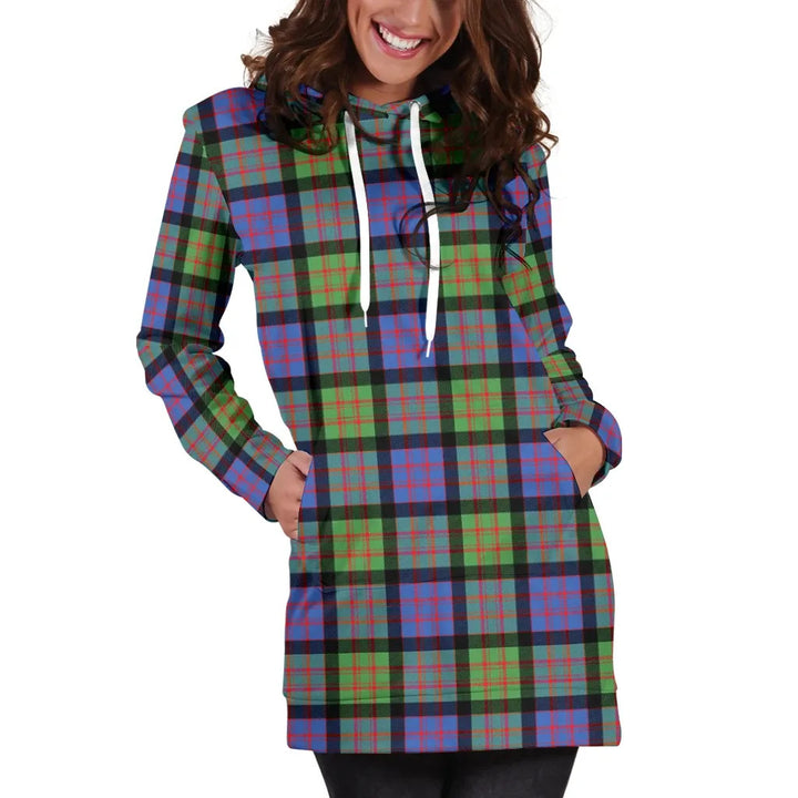 Scottish MacDonald Ancient Clan Tartan Hoodie Dress