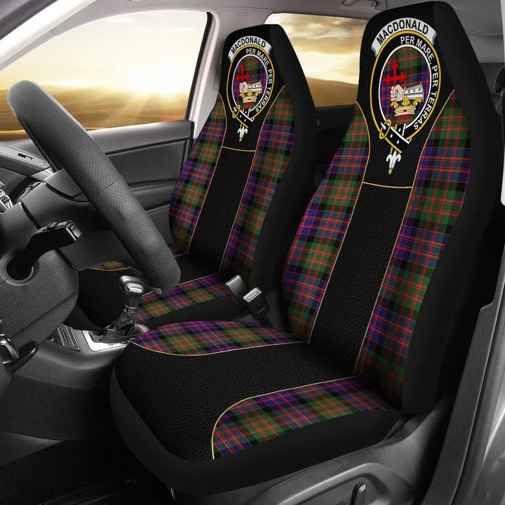 Scottish MacDonald (Clan Donald) Clan Crest Tartan Car Seat Covers - Special Style 1