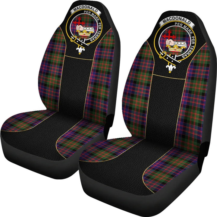 Scottish MacDonald (Clan Donald) Clan Crest Tartan Car Seat Covers - Special Style 2