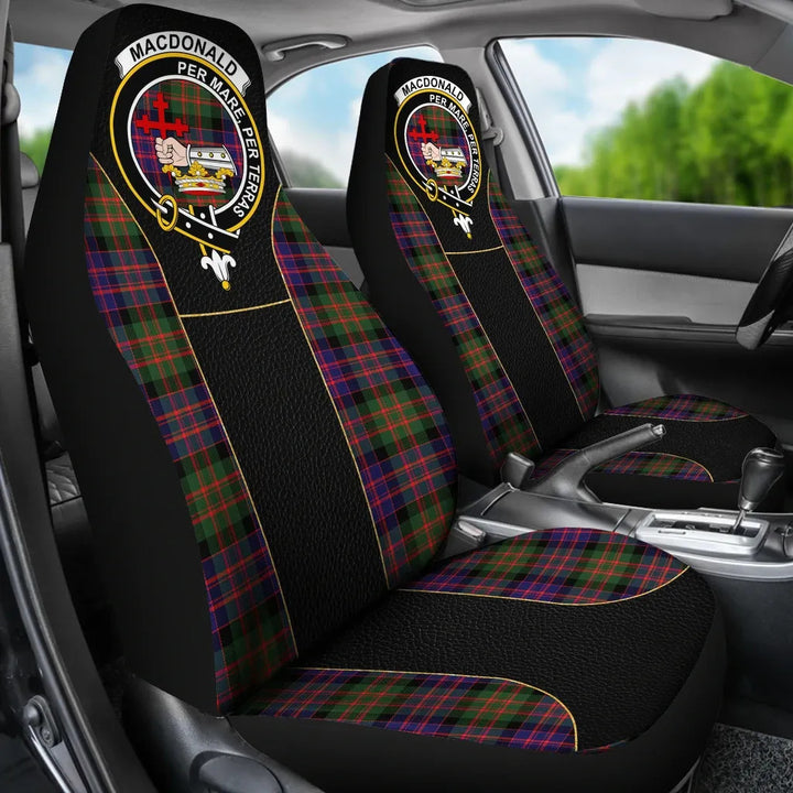 Scottish MacDonald (Clan Donald) Clan Crest Tartan Car Seat Covers - Special Style 3
