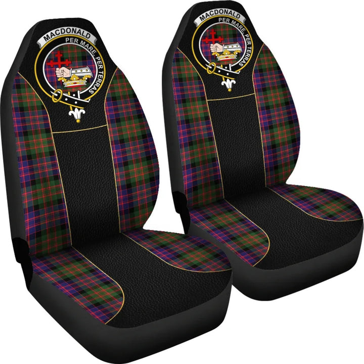 Scottish MacDonald (Clan Donald) Clan Crest Tartan Car Seat Covers - Special Style 4