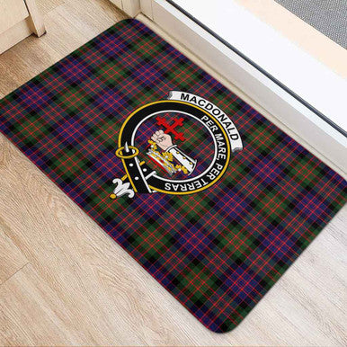 Scottish MacDonald (Clan Donald) Clan Crest Tartan Door Mat Tartan Plaid 2