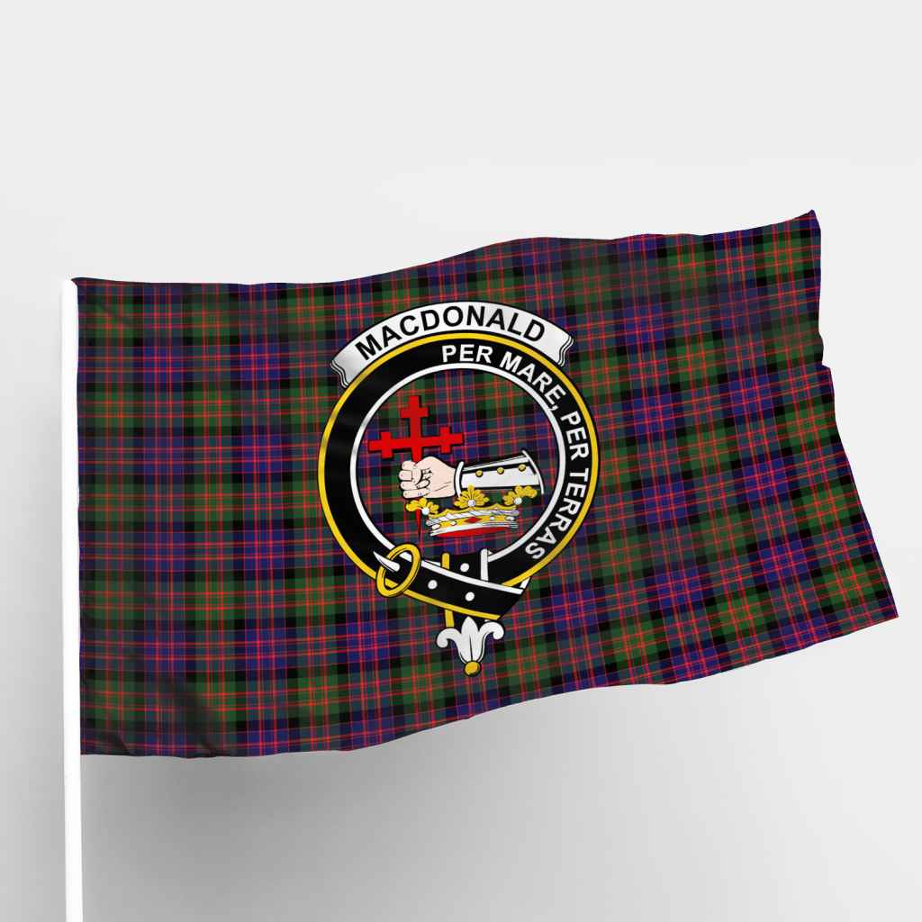 thumbnail image 2 of Clan Donald MacDonald Of Clanranald Tartan Scarf – 100% Wool, 10x54 Inches, Fringed 2 of 5