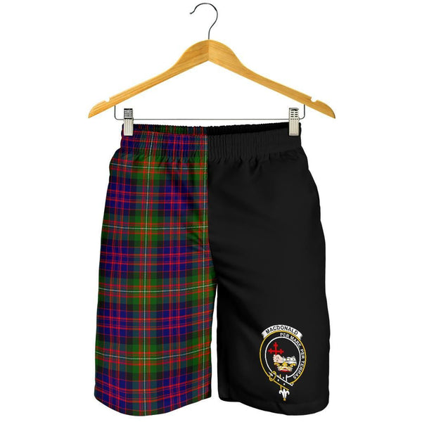 Scottish MacDonald (Clan Donald) Clan Crest Tartan Half of Me Men's Shorts