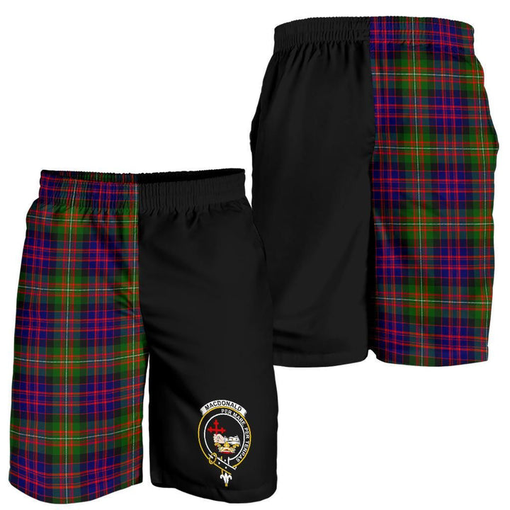 Scottish MacDonald (Clan Donald) Clan Crest Tartan Half of Me Men's Shorts