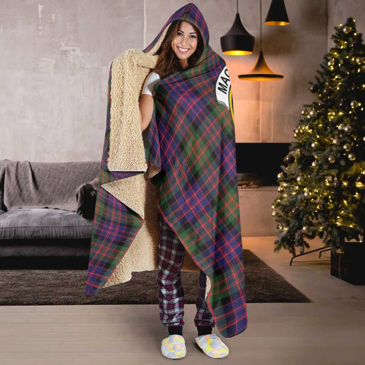 Scottish MacDonald (Clan Donald) Clan Crest Tartan Hooded Blanket Tartan Plaid 6