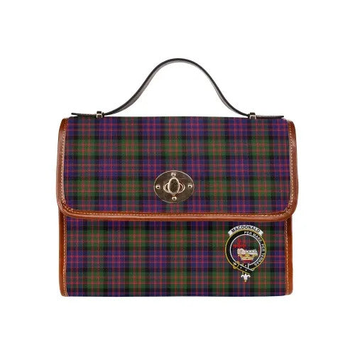 Scottish MacDonald (Clan Donald) Clan Crest Tartan Waterproof Canvas Bag Tartan Plaid 1