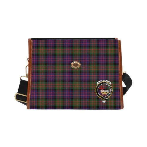 Scottish MacDonald (Clan Donald) Clan Crest Tartan Waterproof Canvas Bag Tartan Plaid 2