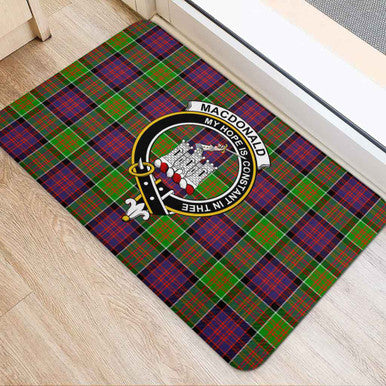 Scottish MacDonald (Clan Ranald) Clan Crest Tartan Door Mat Tartan Plaid 2