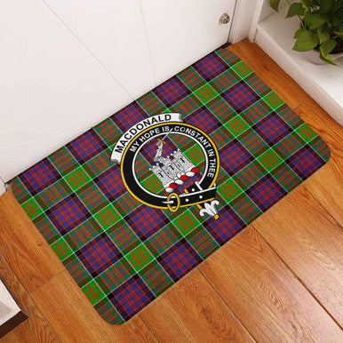 Scottish MacDonald (Clan Ranald) Clan Crest Tartan Door Mat Tartan Plaid 3
