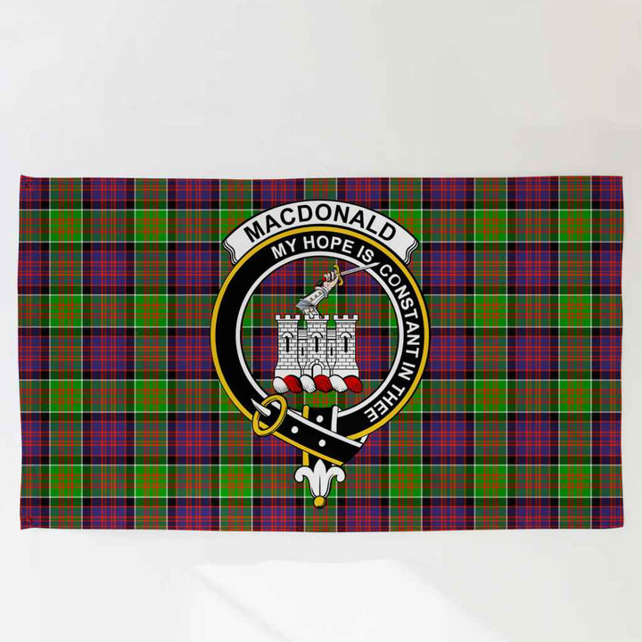 Scottish MacDonald (Clan Ranald) Clan Crest Tartan Flag Parade Tartan Plaid 3