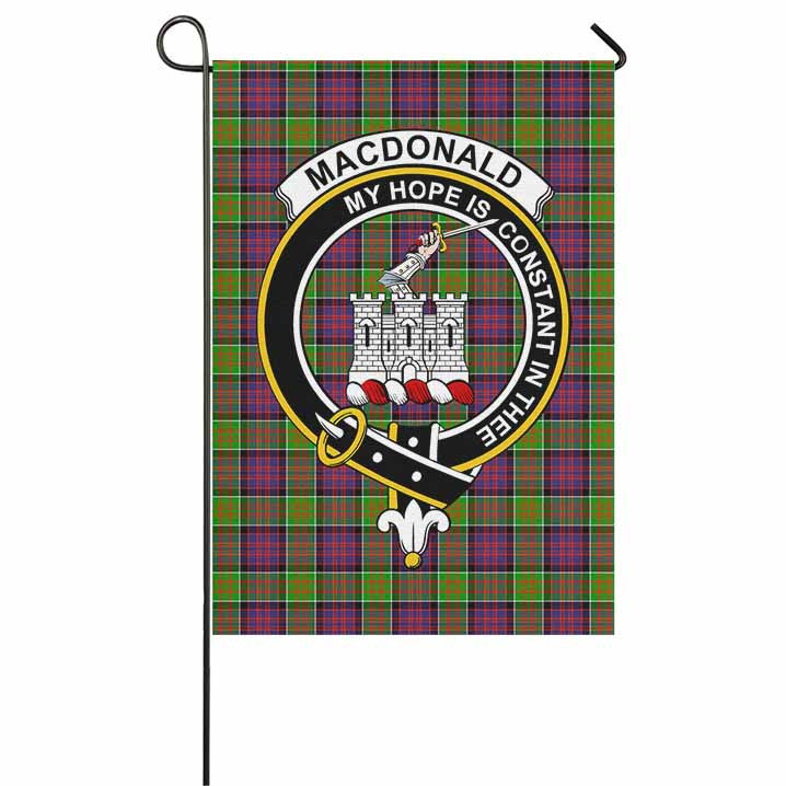 Scottish MacDonald (Clan Ranald) Clan Crest Tartan Garden Flag Tartan Plaid 1