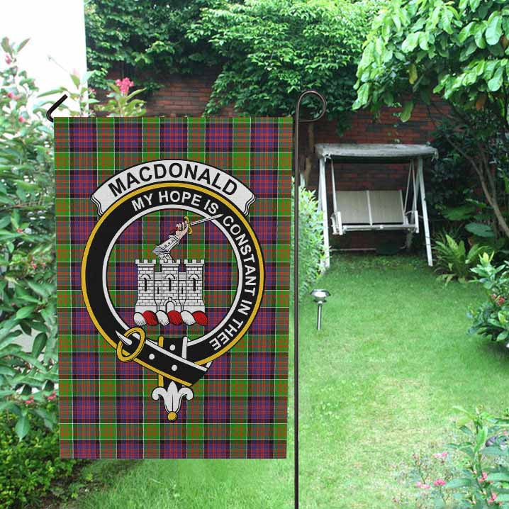 Scottish MacDonald (Clan Ranald) Clan Crest Tartan Garden Flag Tartan Plaid 2