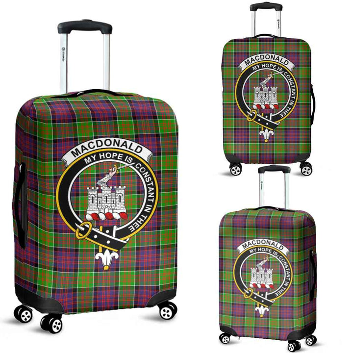 Scottish MacDonald (Clan Ranald) Clan Crest Tartan Luggage Cover Tartan Plaid 1
