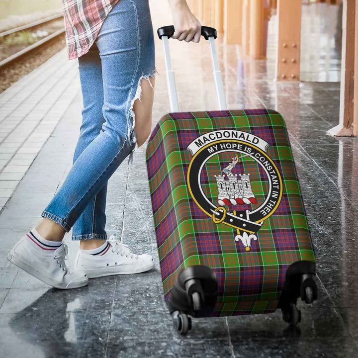 Scottish MacDonald (Clan Ranald) Clan Crest Tartan Luggage Cover Tartan Plaid 3