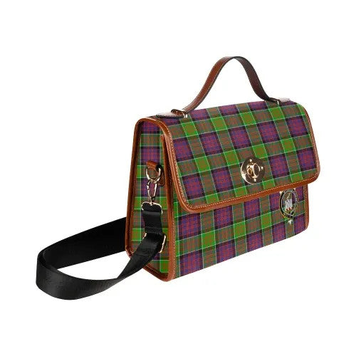 Scottish MacDonald (Clan Ranald) Clan Crest Tartan Waterproof Canvas Bag Tartan Plaid 3