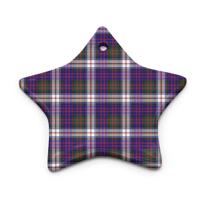 Scottish MacDonald Dress Modern Clan Tartan Ceramic Ornament Star Shape Tartan Plaid