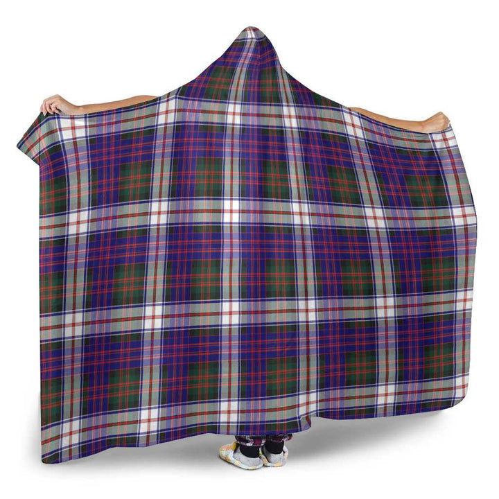 Scottish MacDonald Dress Modern Clan Tartan Hooded Blanket Tartan Plaid 2