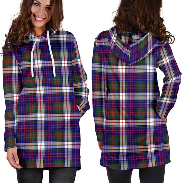 Scottish MacDonald Dress Modern Clan Tartan Hoodie Dress