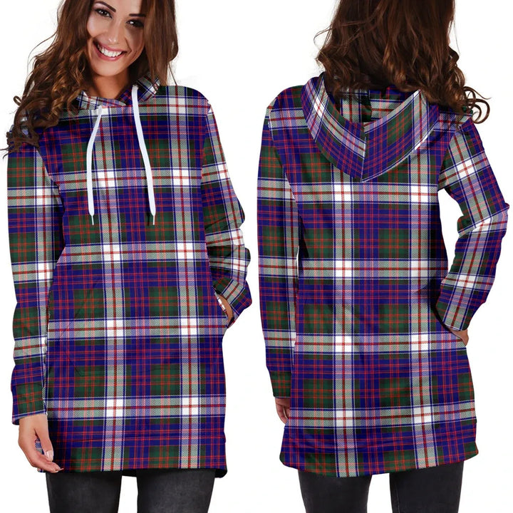 Scottish MacDonald Dress Modern Clan Tartan Hoodie Dress