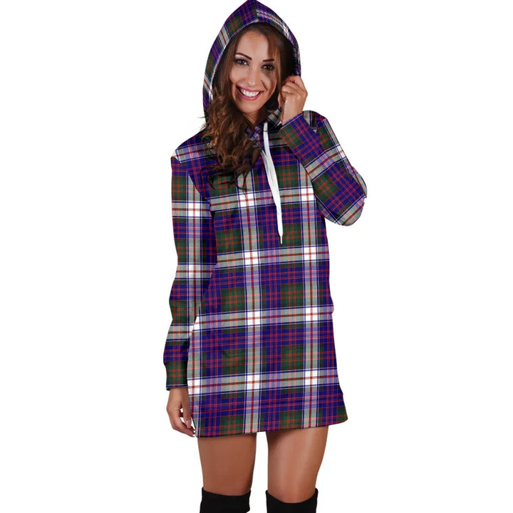 Scottish MacDonald Dress Modern Clan Tartan Hoodie Dress