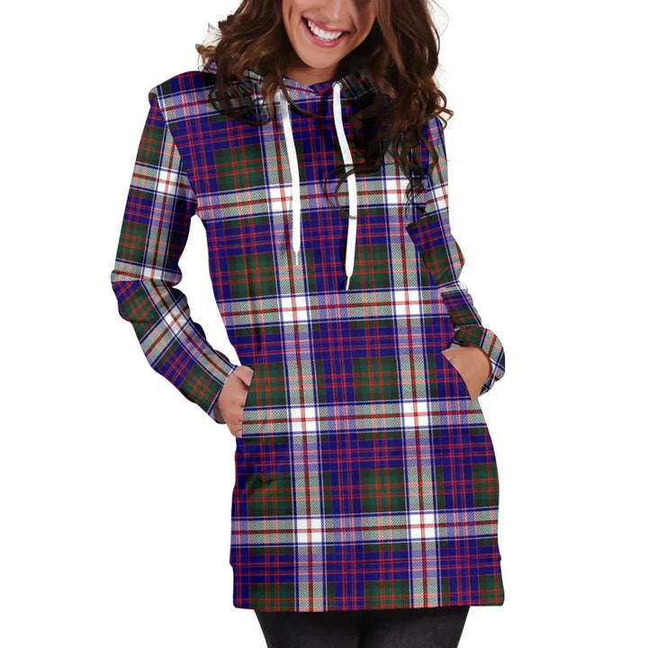 Scottish MacDonald Dress Modern Clan Tartan Hoodie Dress