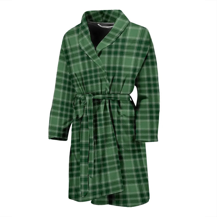 Scottish MacDonald Lord Of The Isles Hunting Clan Tartan Bathrobe 1