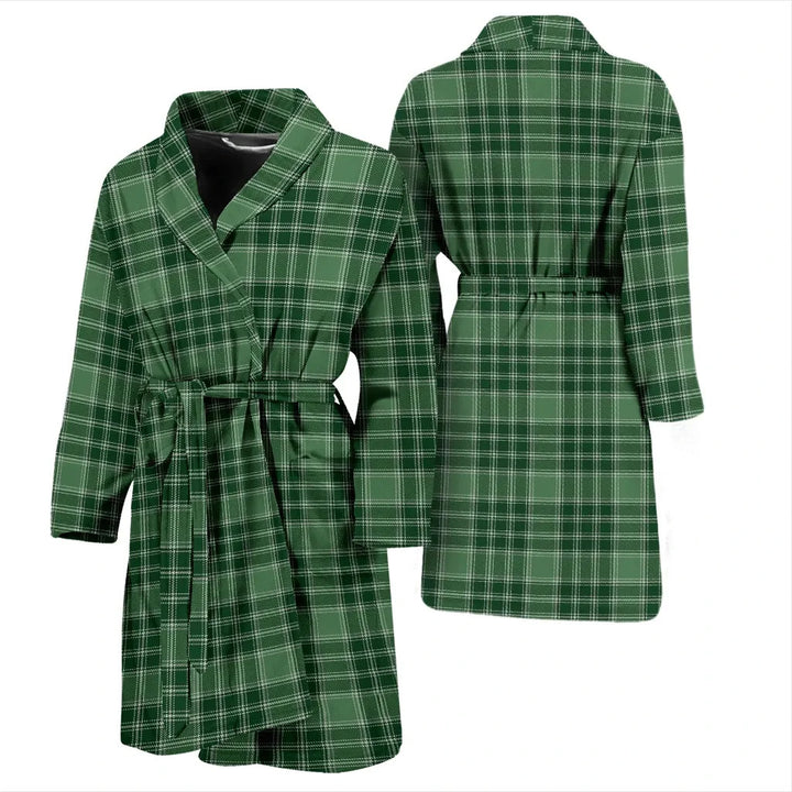 Scottish MacDonald Lord Of The Isles Hunting Clan Tartan Bathrobe 3