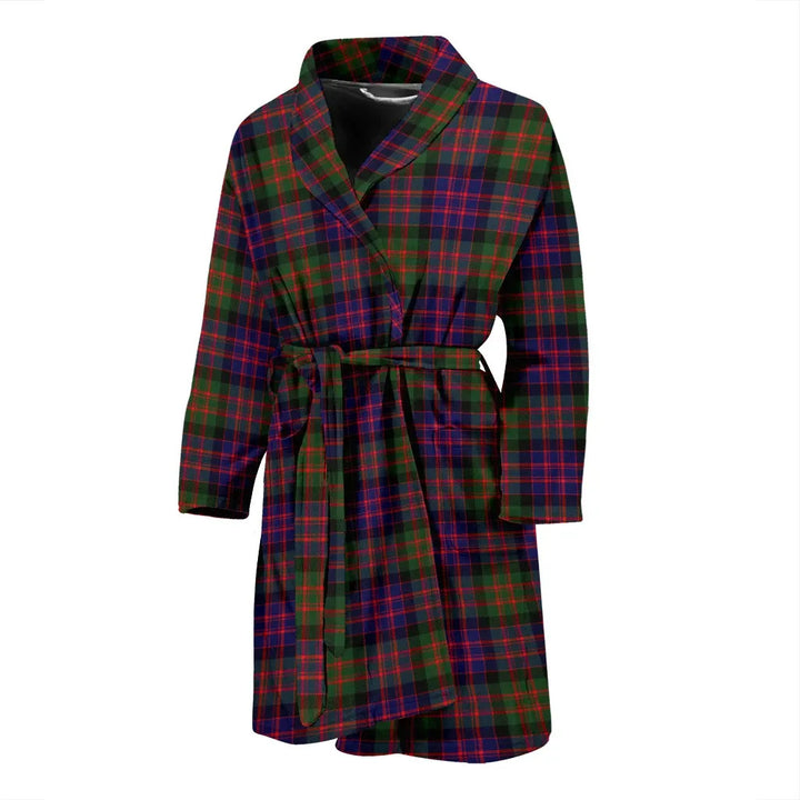 Scottish MacDonald Modern Clan Tartan Bathrobe 1