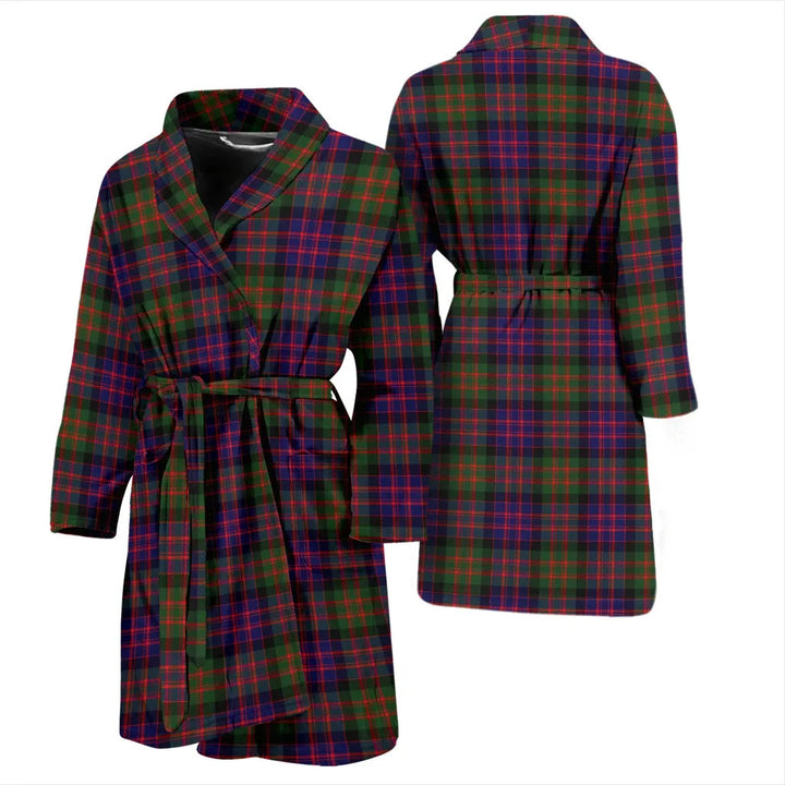 Scottish MacDonald Modern Clan Tartan Bathrobe 3