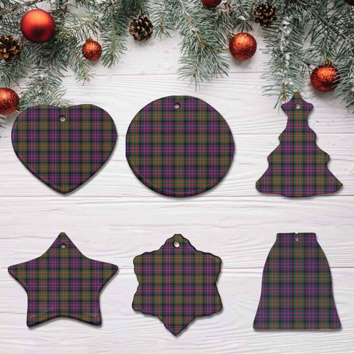 Scottish MacDonald Modern Clan Tartan Ceramic Ornament All Tartan Plaid