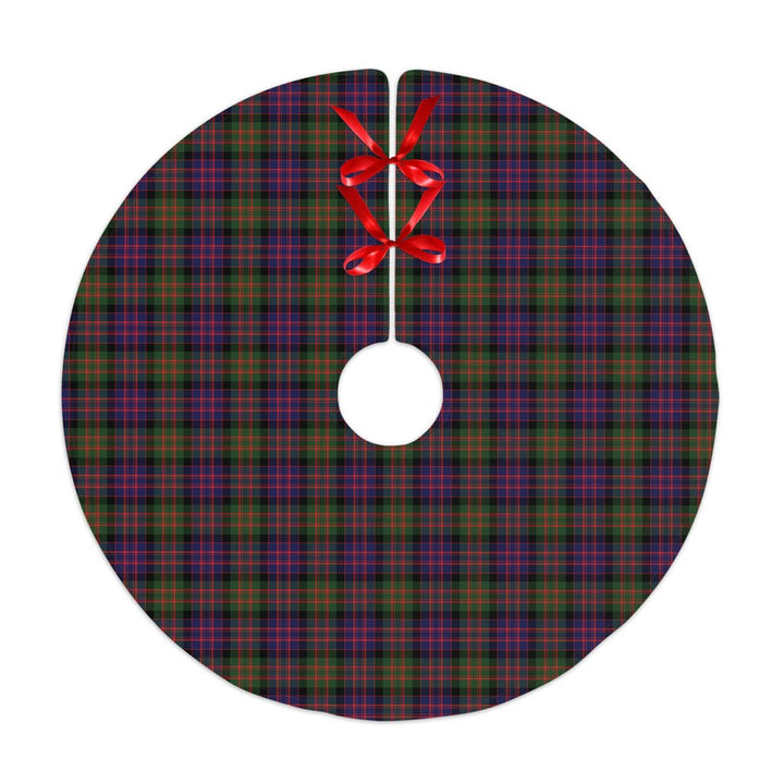 Scottish MacDonald Modern Clan Tartan Christmas Tree Skirt No Tassels 1 Tartan Plaid