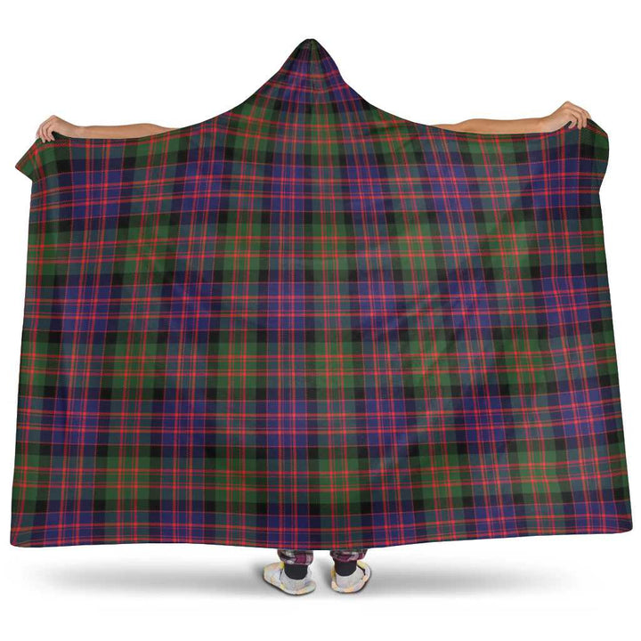 Scottish MacDonald Modern Clan Tartan Hooded Blanket Tartan Plaid 1