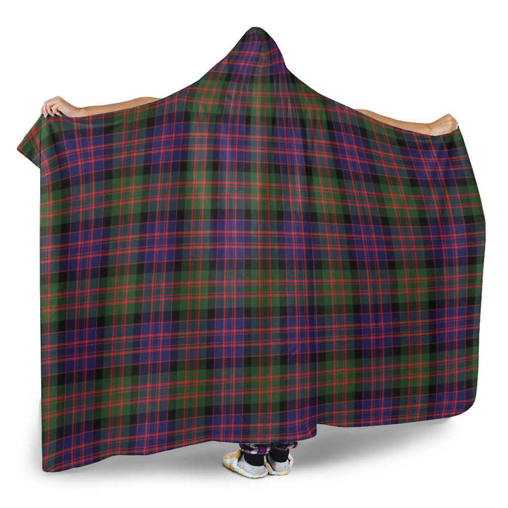 Scottish MacDonald Modern Clan Tartan Hooded Blanket Tartan Plaid 2
