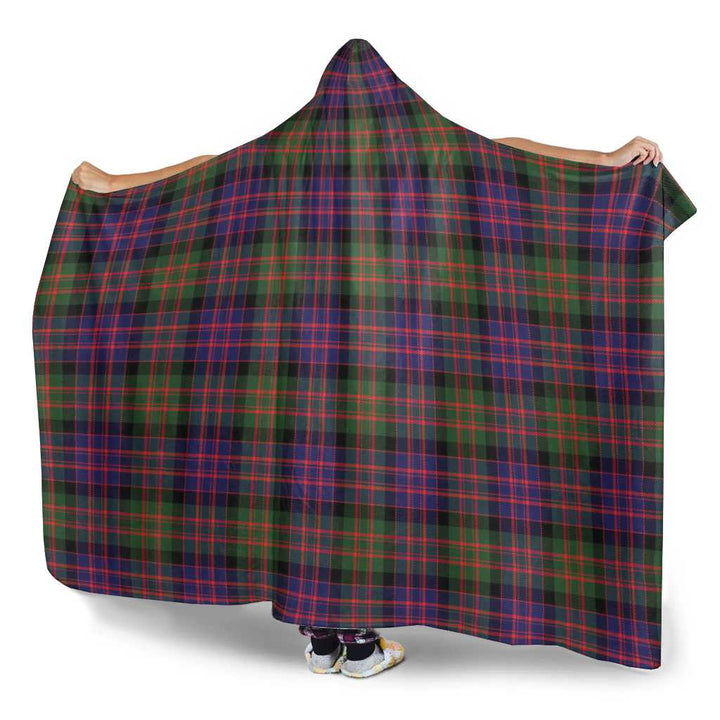 Scottish MacDonald Modern Clan Tartan Hooded Blanket Tartan Plaid 3