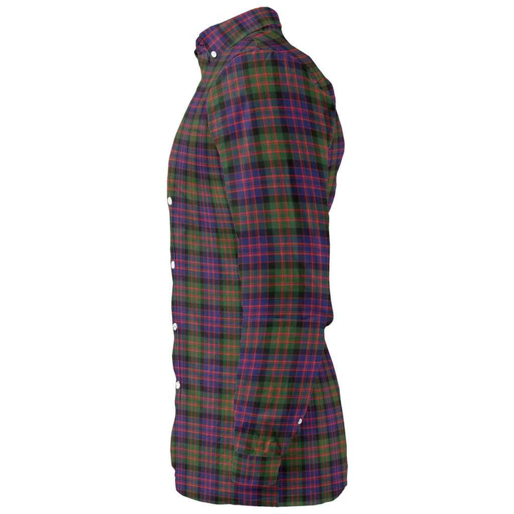Scottish MacDonald Modern Clan Tartan Long Sleeve Shirt Tartan Plaid