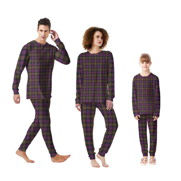 Scottish MacDonald Modern Clan Tartan Pajama Set Tartan Plaid