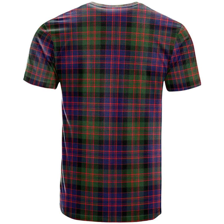 Scottish MacDonald Modern Clan Tartan T-Shirt Back Side Tartan Plaid