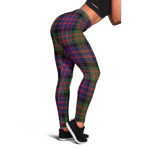 Scottish MacDonald Modern Clan Tartan Women Leggings Tartan Plaid 1
