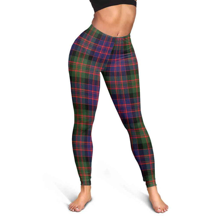 Scottish MacDonald Modern Clan Tartan Women Leggings Tartan Plaid 3
