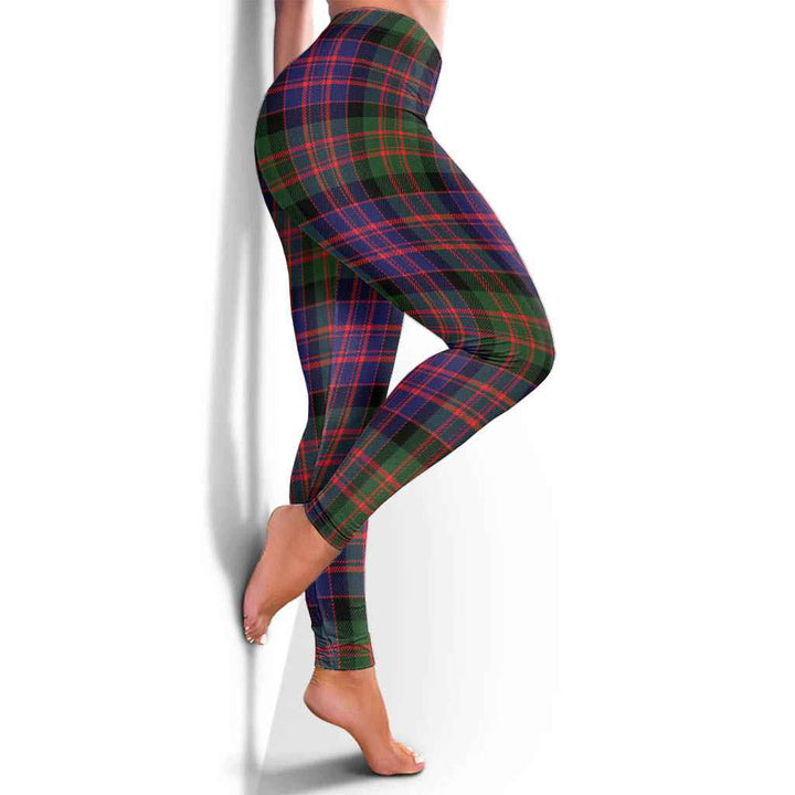 Scottish MacDonald Modern Clan Tartan Women Leggings Tartan Plaid 4