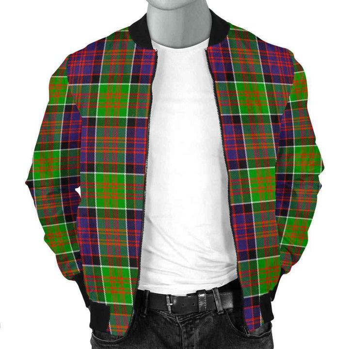 Scottish MacDonald of Clanranald Clan Tartan Bomber Jacket Tartan Plaid 2