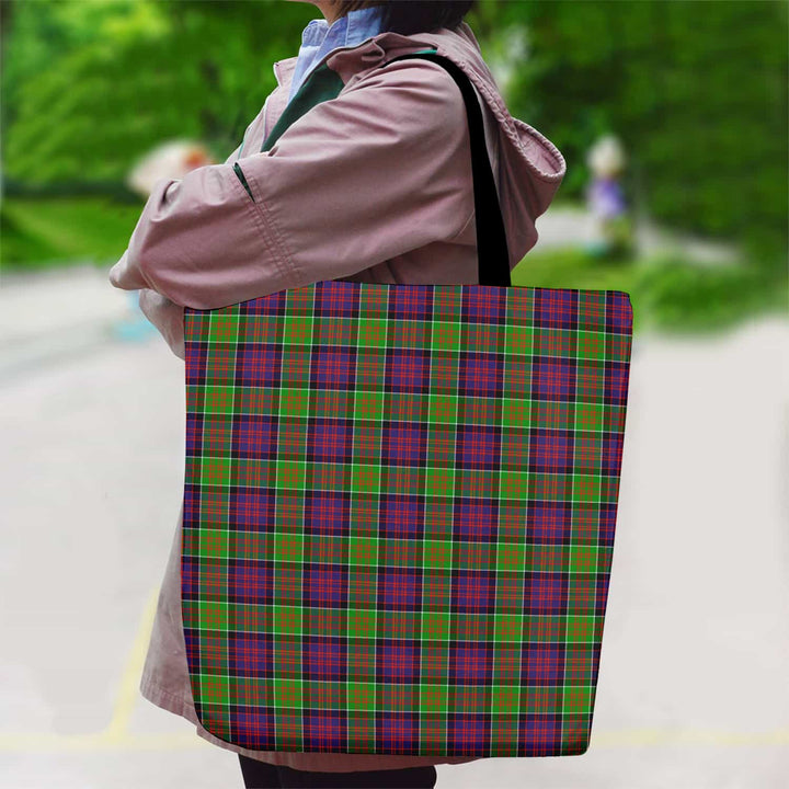 Scottish MacDonald of Clanranald Clan Tartan Canvas Bag With Shoulder Strap Tartan Plaid 2