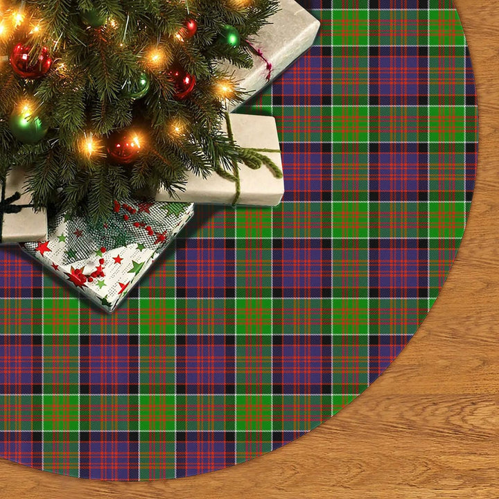 Scottish MacDonald of Clanranald Clan Tartan Christmas Tree Skirt No Tassels 2 Tartan Plaid