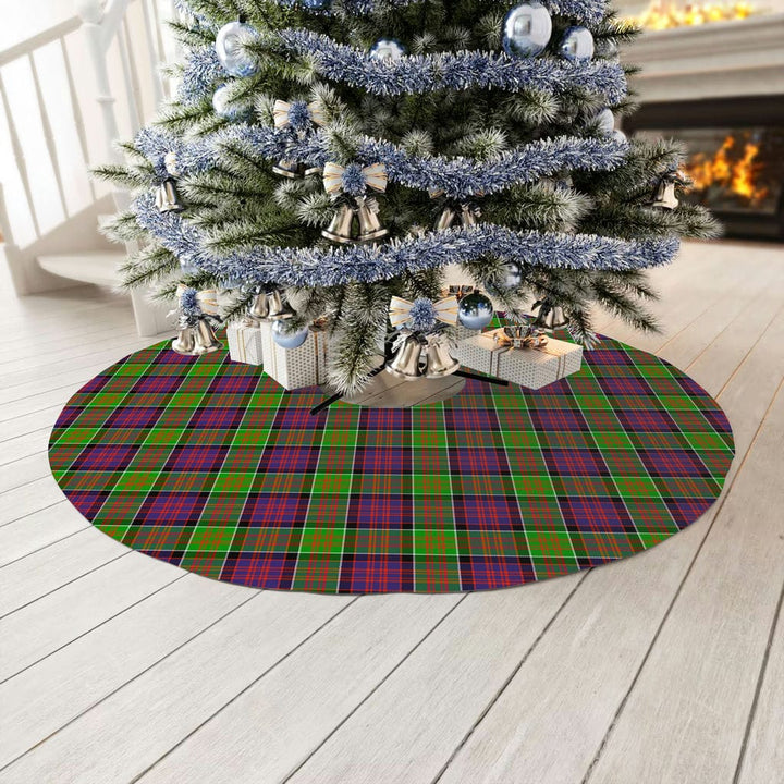 Scottish MacDonald of Clanranald Clan Tartan Christmas Tree Skirt No Tassels 3 Tartan Plaid